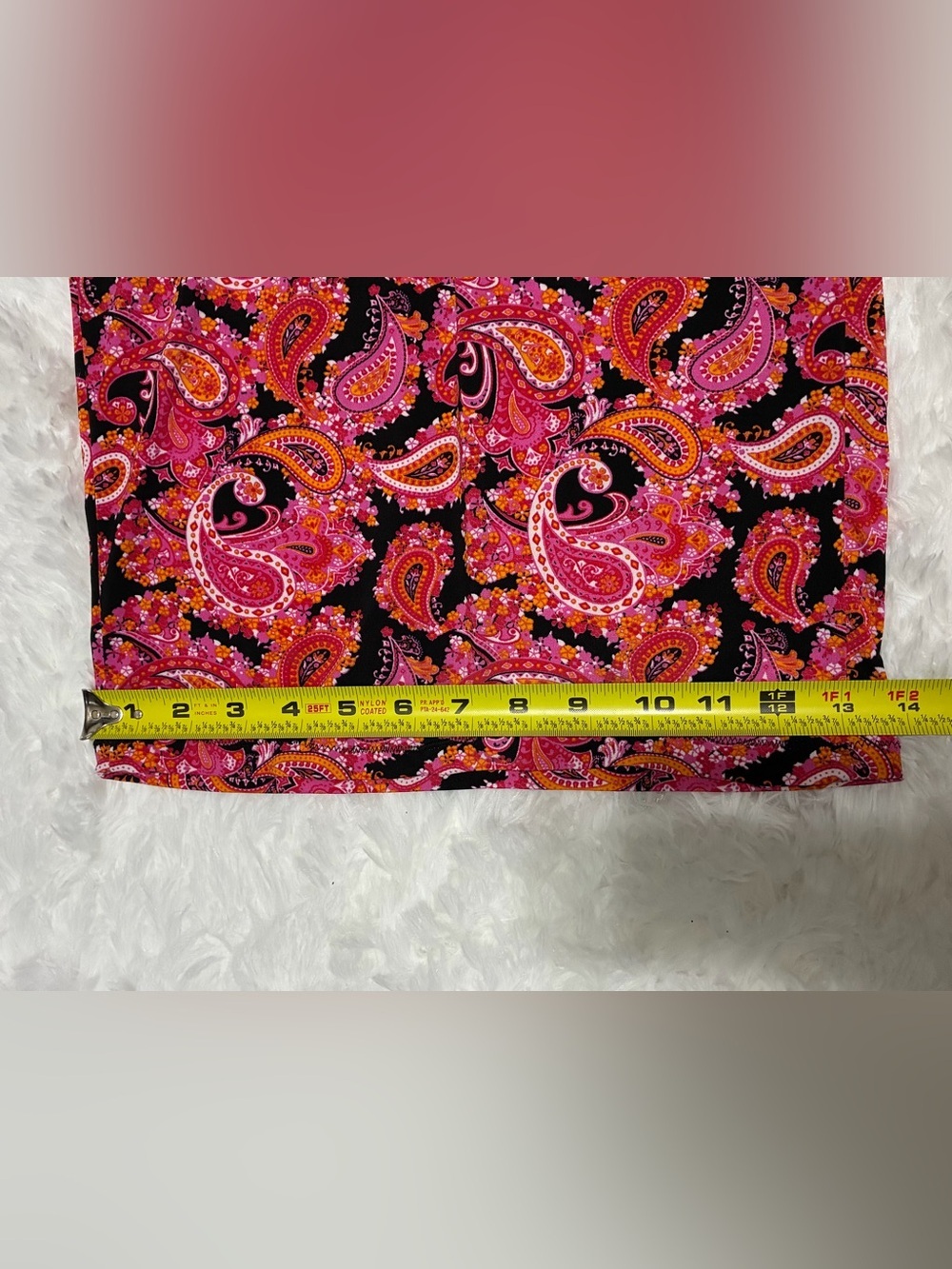 Jessica London Pink Paisley Wide-Leg Palazzo Pants - Picture 8 of 8